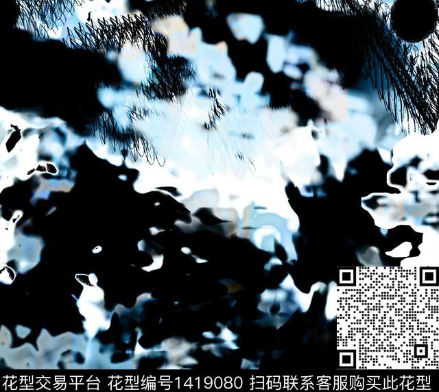 几何简约字母数码印花华亿平台下载（图片编号: 1419080） - 瓦栏（Walan）