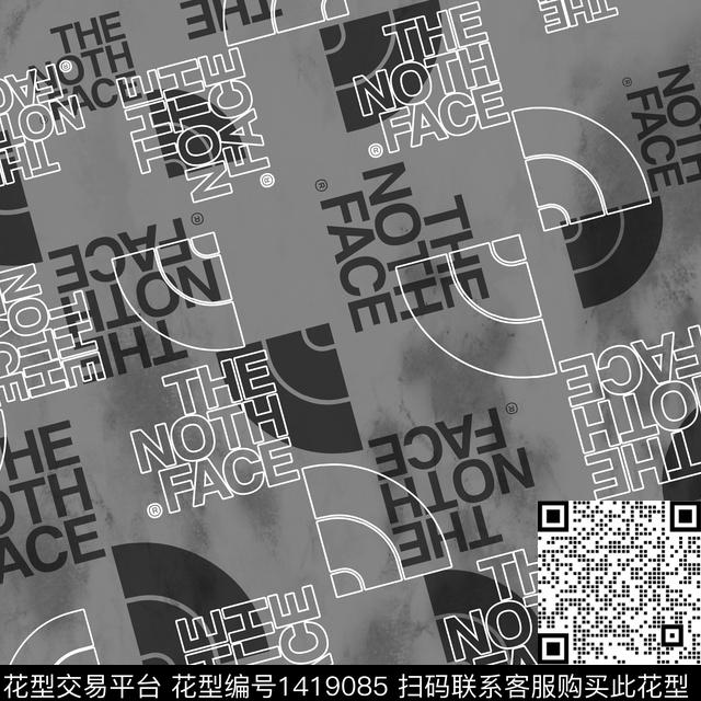 几何字母扎染华亿平台传统印花华亿平台下载（图片编号: 1419085） - 瓦栏（Walan）