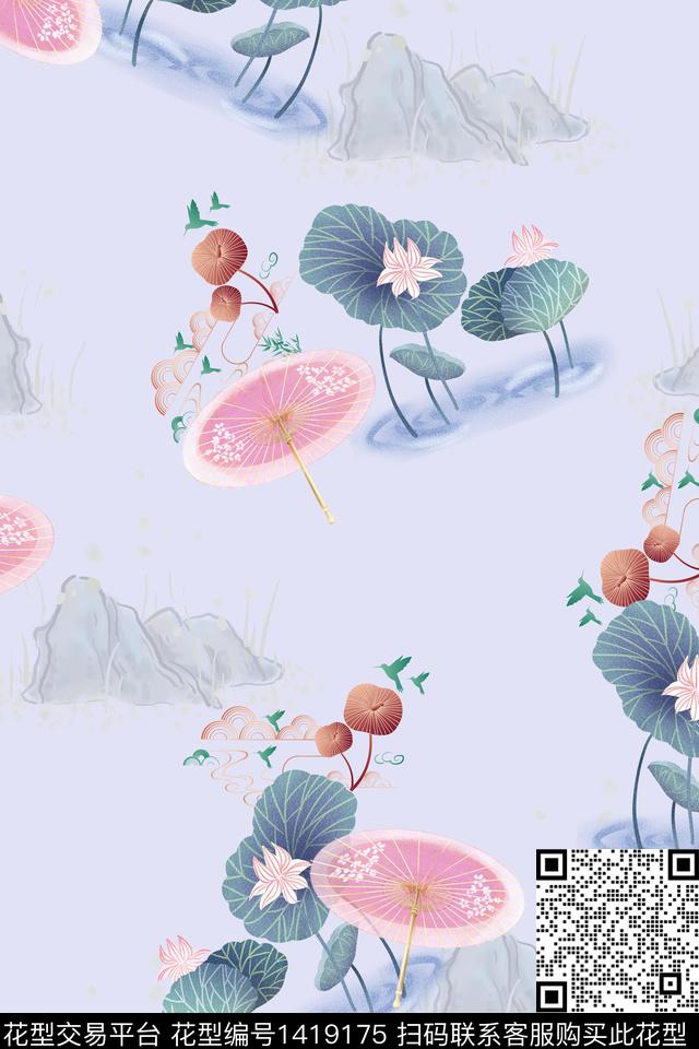 连衣裙旗袍中国风传统印花华亿平台下载（图片编号: 1419175） - 瓦栏（Walan）