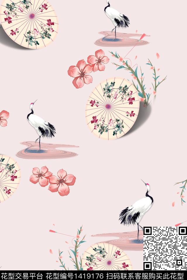 连衣裙旗袍中国风传统印花华亿平台下载（图片编号: 1419176） - 瓦栏（Walan）