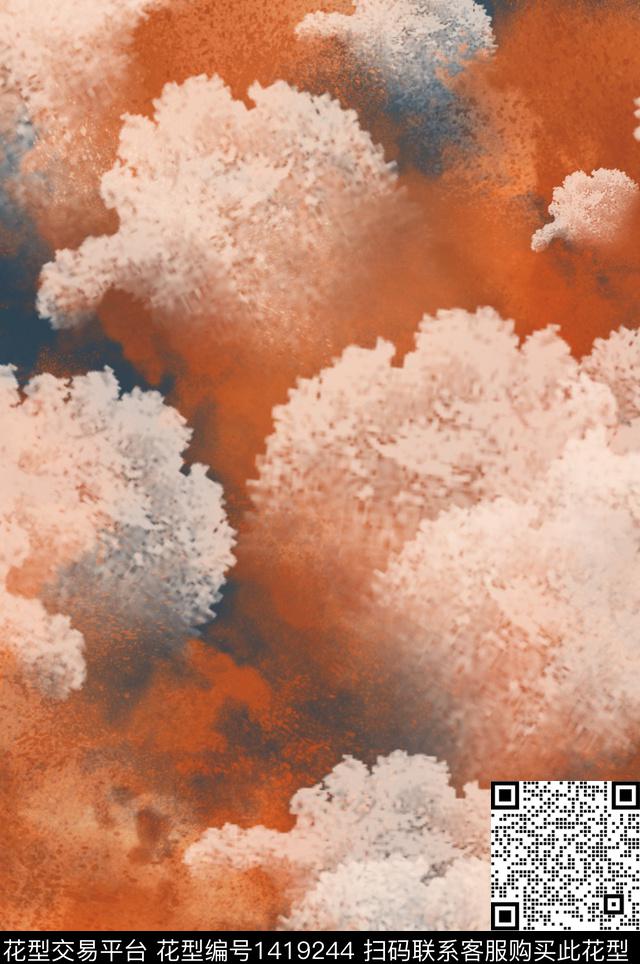 简约数码华亿平台复古数码印花华亿平台下载（图片编号: 1419244） - 瓦栏（Walan）