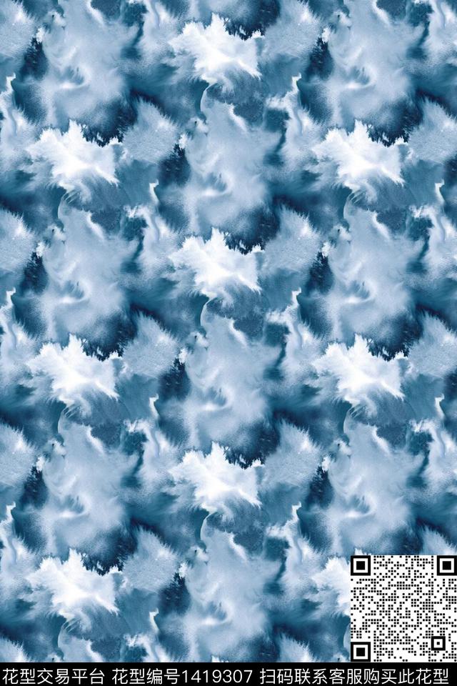 数码华亿平台扎染华亿平台女装数码印花华亿平台下载（图片编号: 1419307） - 瓦栏（Walan）