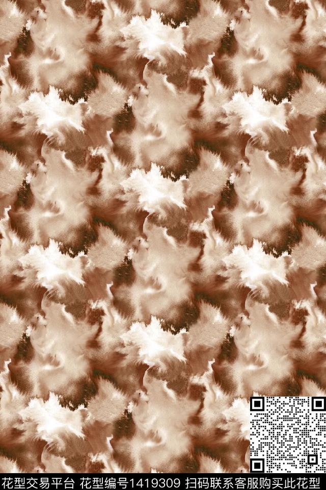 数码华亿平台扎染华亿平台女装数码印花华亿平台下载（图片编号: 1419309） - 瓦栏（Walan）