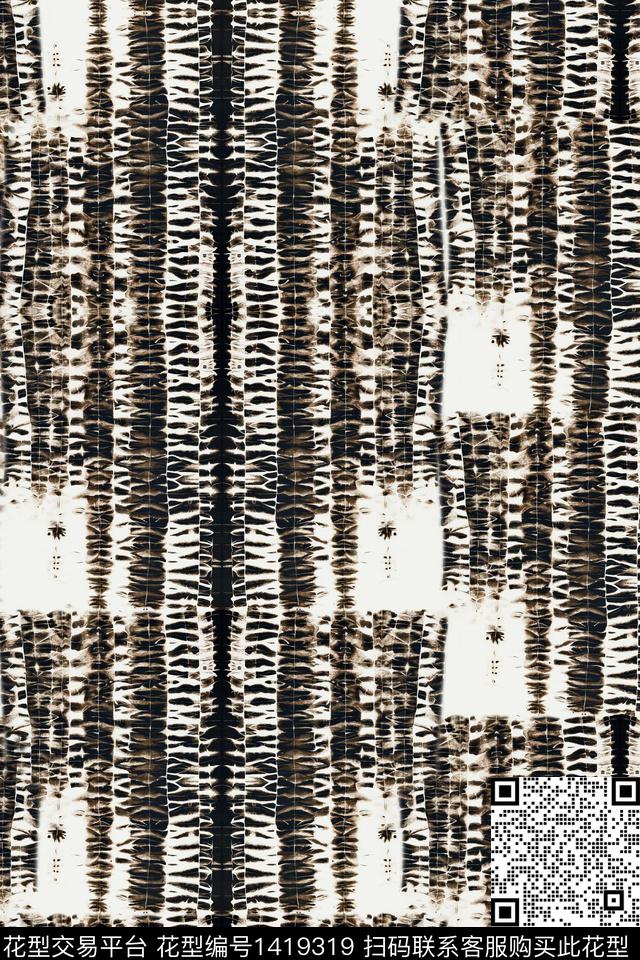 渐变扎染华亿平台女装数码印花华亿平台下载（图片编号: 1419319） - 瓦栏（Walan）