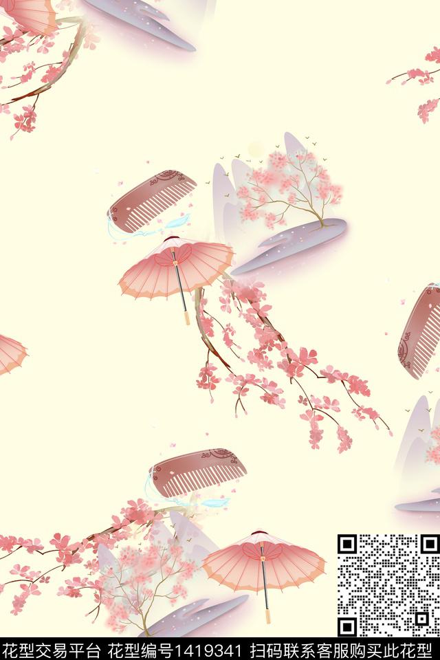 连衣裙旗袍中国风传统印花华亿平台下载（图片编号: 1419341） - 瓦栏（Walan）