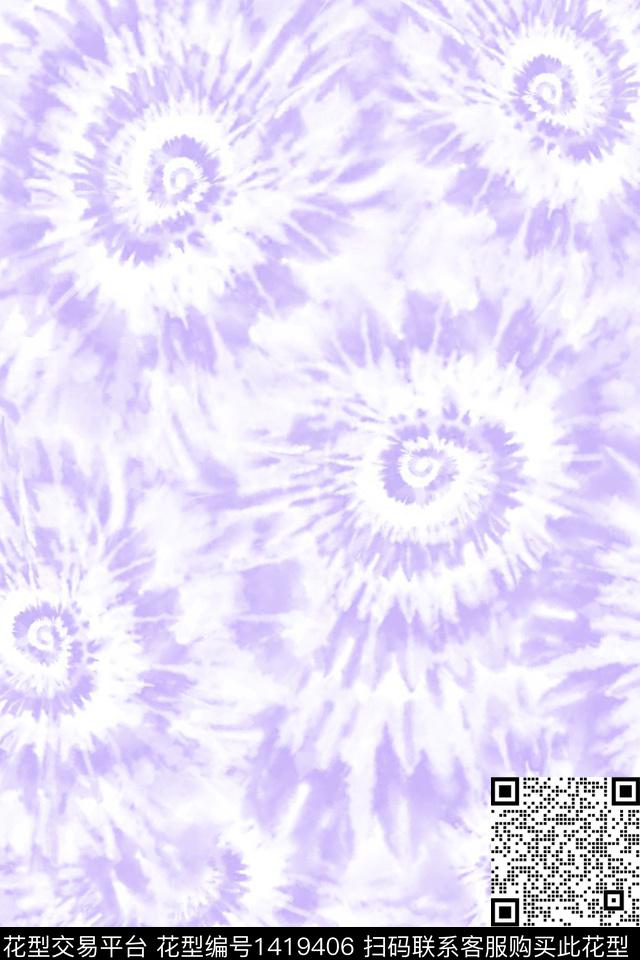 渐变数码华亿平台扎染华亿平台数码印花华亿平台下载（图片编号: 1419406） - 瓦栏（Walan）