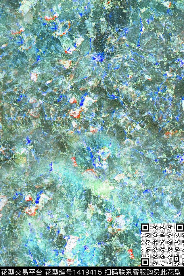 渐变珠宝宝石纹理数码印花华亿平台下载（图片编号: 1419415） - 瓦栏（Walan）