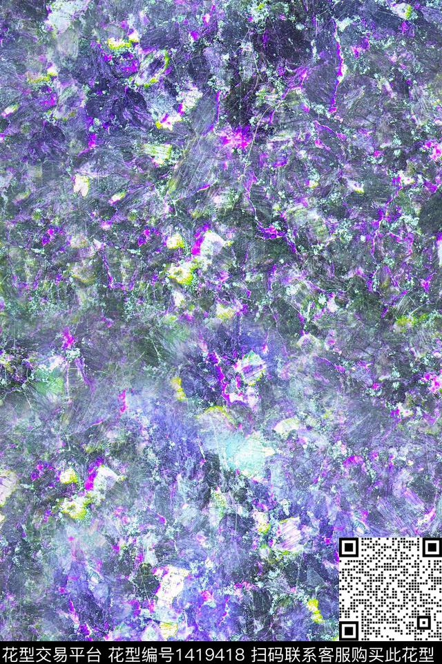 渐变珠宝宝石纹理数码印花华亿平台下载（图片编号: 1419418） - 瓦栏（Walan）