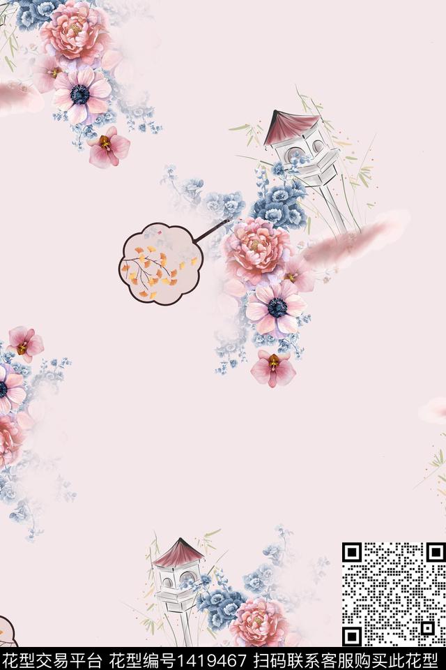 连衣裙旗袍中国风传统印花华亿平台下载（图片编号: 1419467） - 瓦栏（Walan）