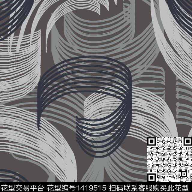 时尚肌理女装传统印花华亿平台下载（图片编号: 1419515） - 瓦栏（Walan）