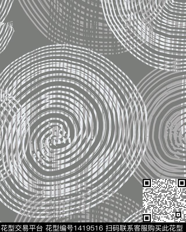 几何时尚肌理传统印花华亿平台下载（图片编号: 1419516） - 瓦栏（Walan）