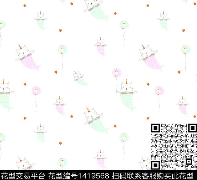 床品卡通动物趣味数码印花华亿平台下载（图片编号: 1419568） - 瓦栏（Walan）