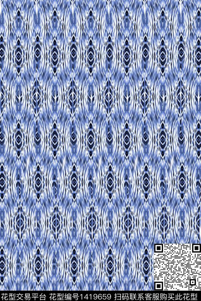 几何水彩民族风传统印花华亿平台下载（图片编号: 1419659） - 瓦栏（Walan）