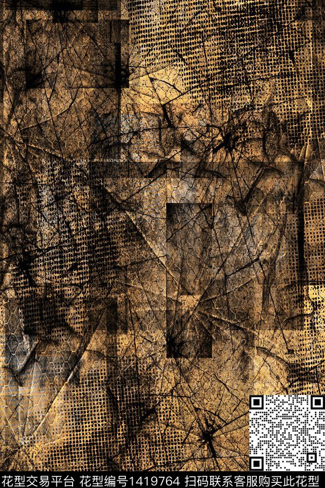 抽象男装家居服户外传统印花华亿平台下载（图片编号: 1419764） - 瓦栏（Walan）