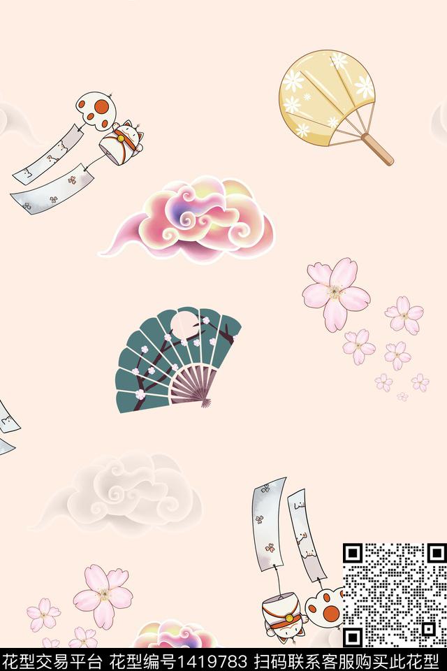 连衣裙女装旗袍传统印花华亿平台下载（图片编号: 1419783） - 瓦栏（Walan）