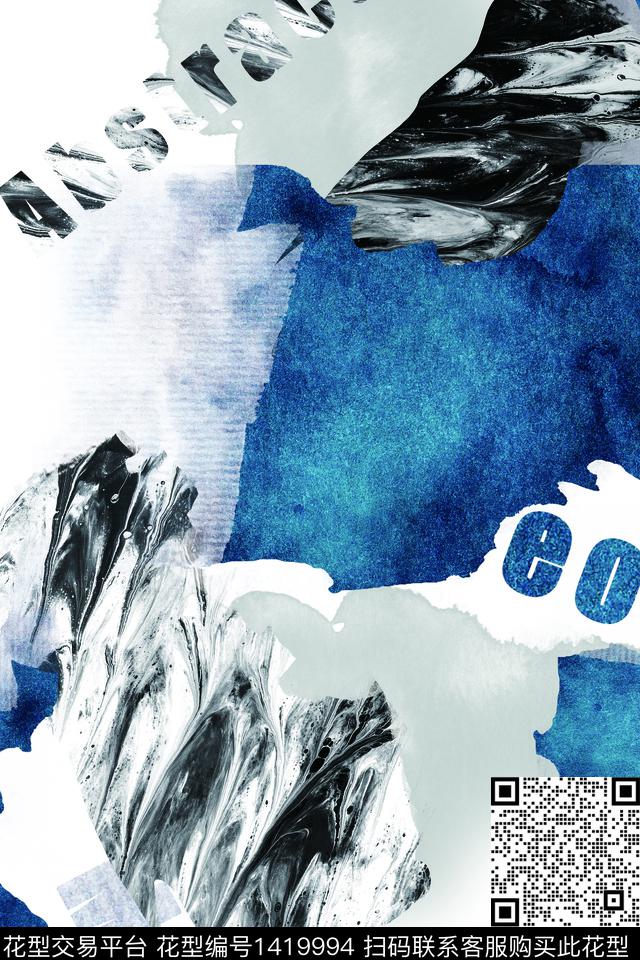 几何男装满版花大牌风传统印花华亿平台下载（图片编号: 1419994） - 瓦栏（Walan）