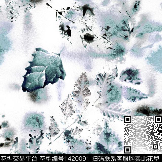 数码华亿平台复古花卉数码印花华亿平台下载（图片编号: 1420091） - 瓦栏（Walan）