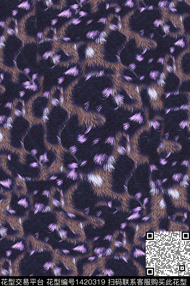 肌理纹理动物纹数码印花华亿平台下载（图片编号: 1420319） - 瓦栏（Walan）
