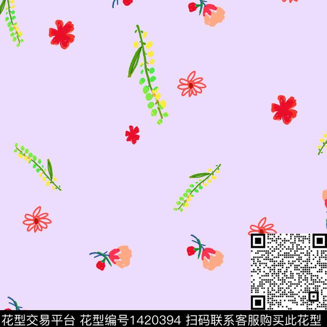 数码华亿平台花卉小碎花数码印花华亿平台下载（图片编号: 1420394） - 瓦栏（Walan）