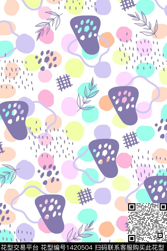 卡通童装数码印花华亿平台下载（图片编号: 1420504） - 瓦栏（Walan）