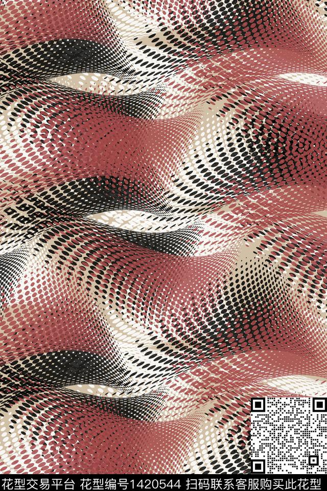 抽象男装户外家居服传统印花华亿平台下载（图片编号: 1420544） - 瓦栏（Walan）