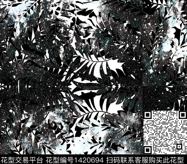 树林简约热带华亿平台数码印花华亿平台下载（图片编号: 1420694） - 瓦栏（Walan）