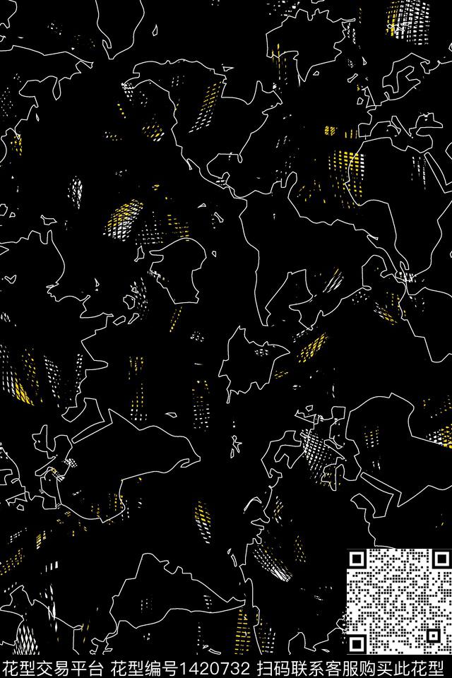 地图纹理抽象传统印花华亿平台下载（图片编号: 1420732） - 瓦栏（Walan）