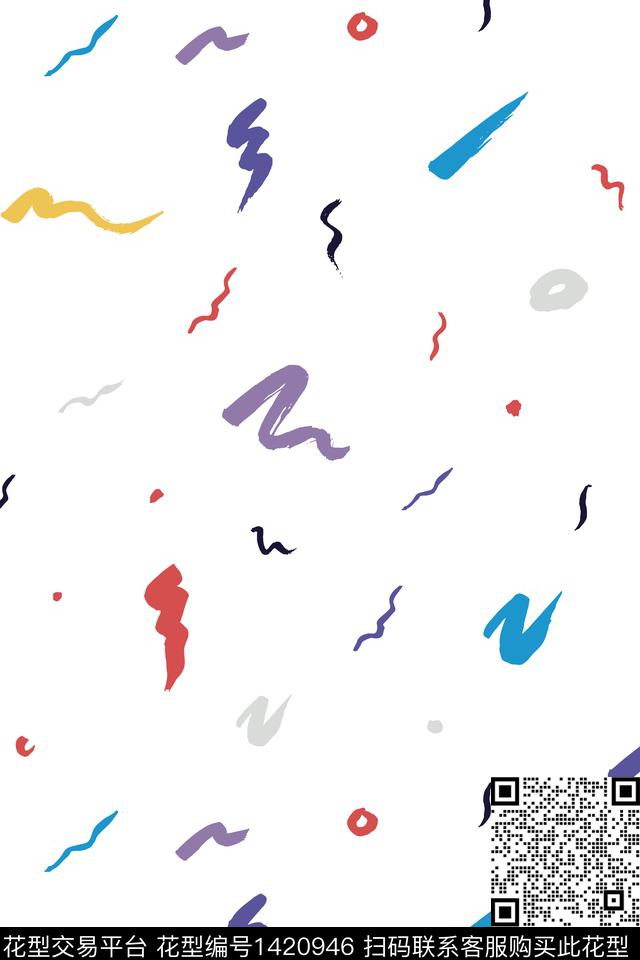 几何数码华亿平台大牌风数码印花华亿平台下载（图片编号: 1420946） - 瓦栏（Walan）