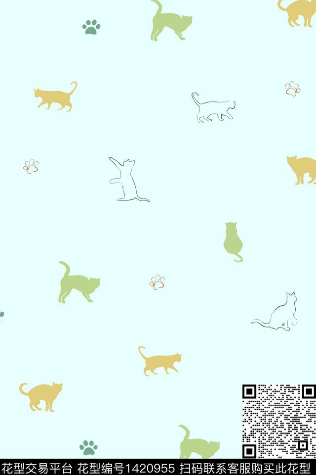 几何数码华亿平台大牌风数码印花华亿平台下载（图片编号: 1420955） - 瓦栏（Walan）