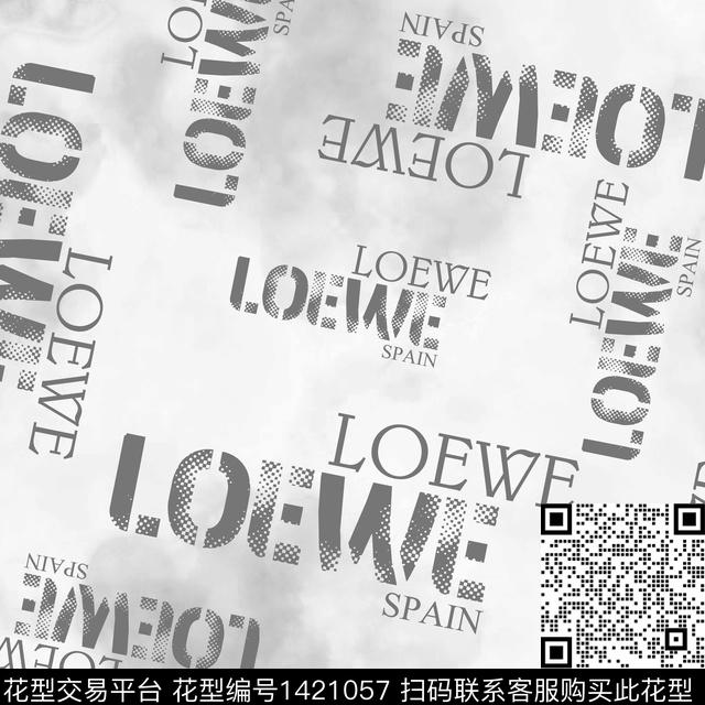 字母扎染华亿平台男装传统印花华亿平台下载（图片编号: 1421057） - 瓦栏（Walan）