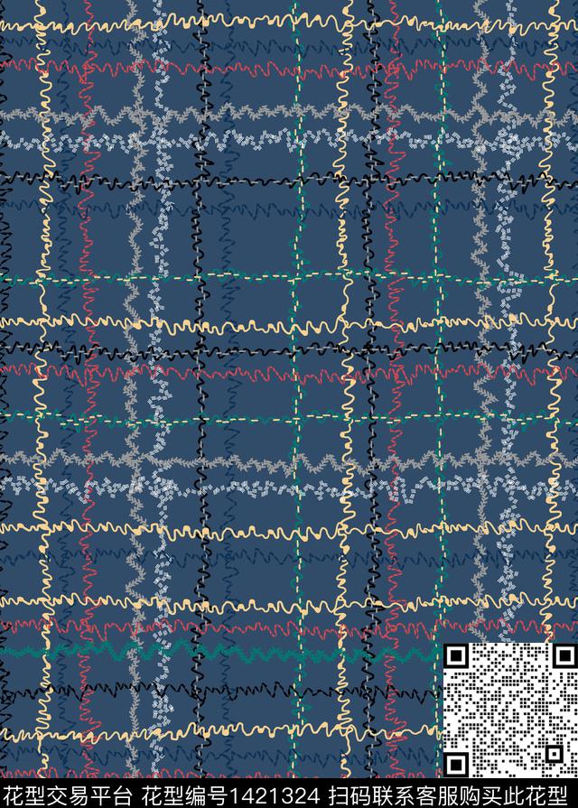 时尚肌理女装传统印花华亿平台下载（图片编号: 1421324） - 瓦栏（Walan）