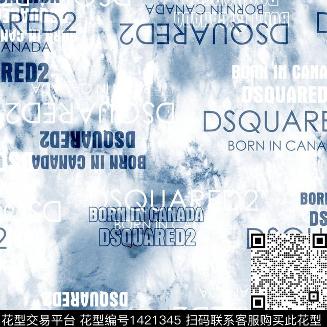 字母扎染华亿平台男装传统印花华亿平台下载（图片编号: 1421345） - 瓦栏（Walan）