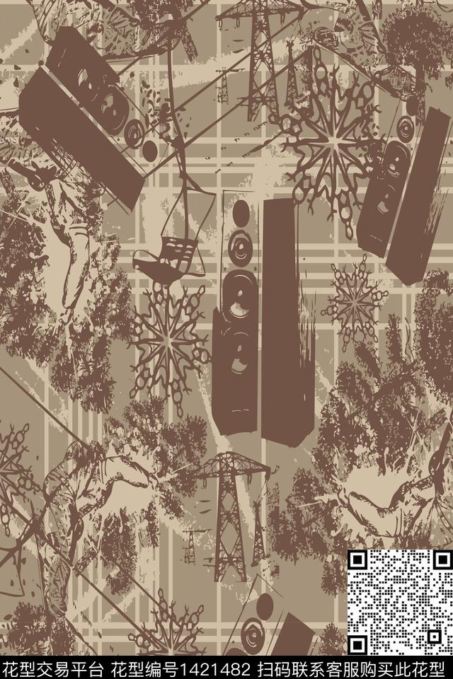 变形金刚大牌风趣味数码印花华亿平台下载（图片编号: 1421482） - 瓦栏（Walan）