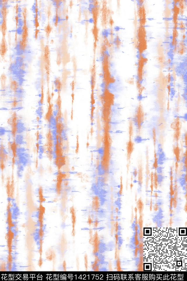 炫彩肌理扎染华亿平台数码印花华亿平台下载（图片编号: 1421752） - 瓦栏（Walan）