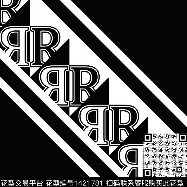时尚黑白华亿平台艺术传统印花华亿平台下载（图片编号: 1421781） - 瓦栏（Walan）