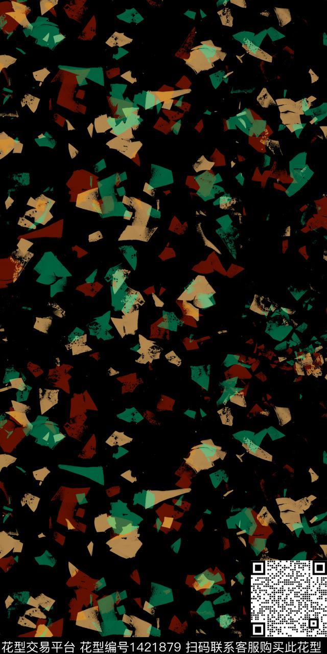 大牌风抽象洋阳---男装传统印花华亿平台下载（图片编号: 1421879） - 瓦栏（Walan）