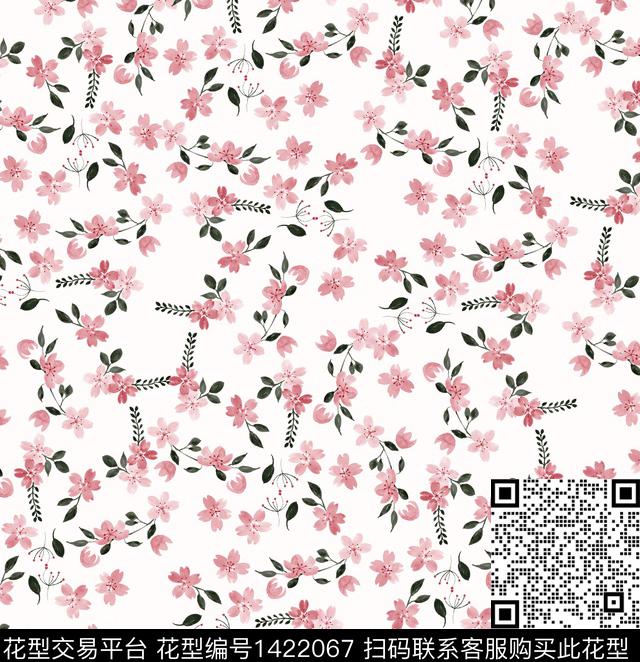 小碎花清新风日本数码印花华亿平台下载（图片编号: 1422067） - 瓦栏（Walan）