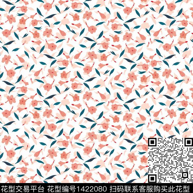 小碎花清新风日本数码印花华亿平台下载（图片编号: 1422080） - 瓦栏（Walan）