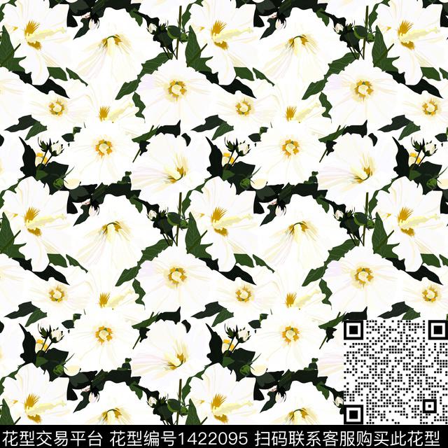 小碎花清新风韩国风数码印花华亿平台下载（图片编号: 1422095） - 瓦栏（Walan）