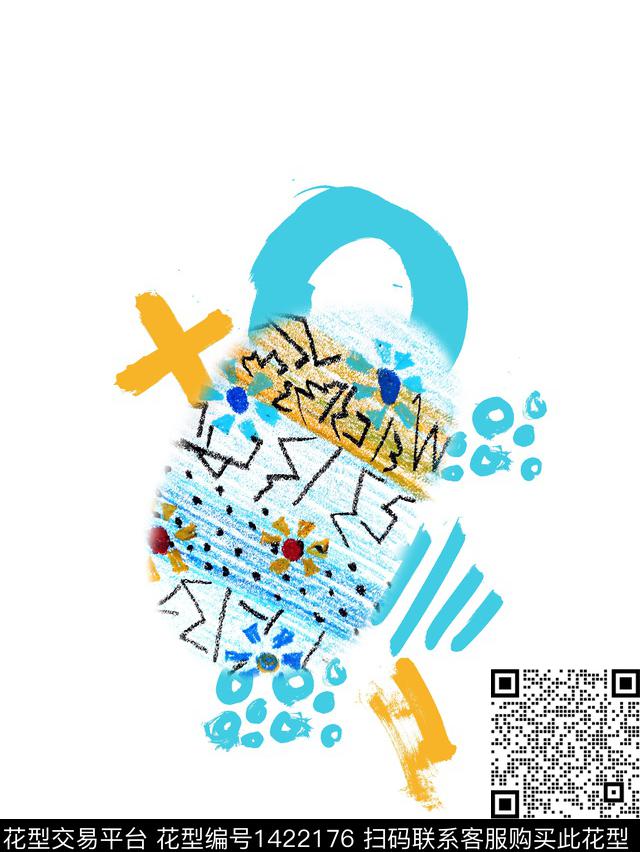 时尚肌理女装传统印花华亿平台下载（图片编号: 1422176） - 瓦栏（Walan）