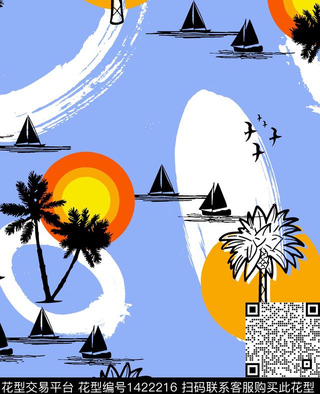 时尚肌理女装传统印花华亿平台下载（图片编号: 1422216） - 瓦栏（Walan）