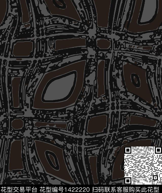 时尚肌理女装传统印花华亿平台下载（图片编号: 1422220） - 瓦栏（Walan）