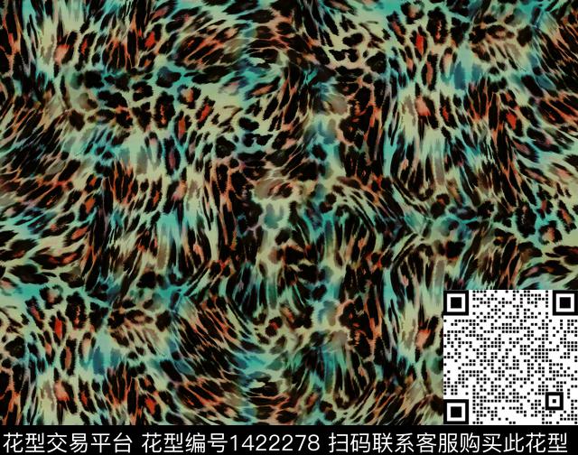 时尚豹纹动物纹传统印花华亿平台下载（图片编号: 1422278） - 瓦栏（Walan）