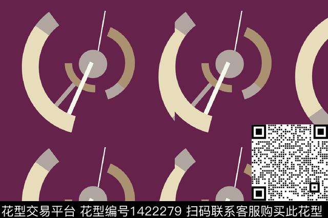 几何时尚衬衫传统印花华亿平台下载（图片编号: 1422279） - 瓦栏（Walan）