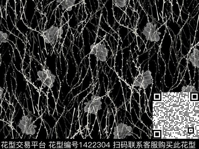 时尚雪纺大牌风传统印花华亿平台下载（图片编号: 1422304） - 瓦栏（Walan）
