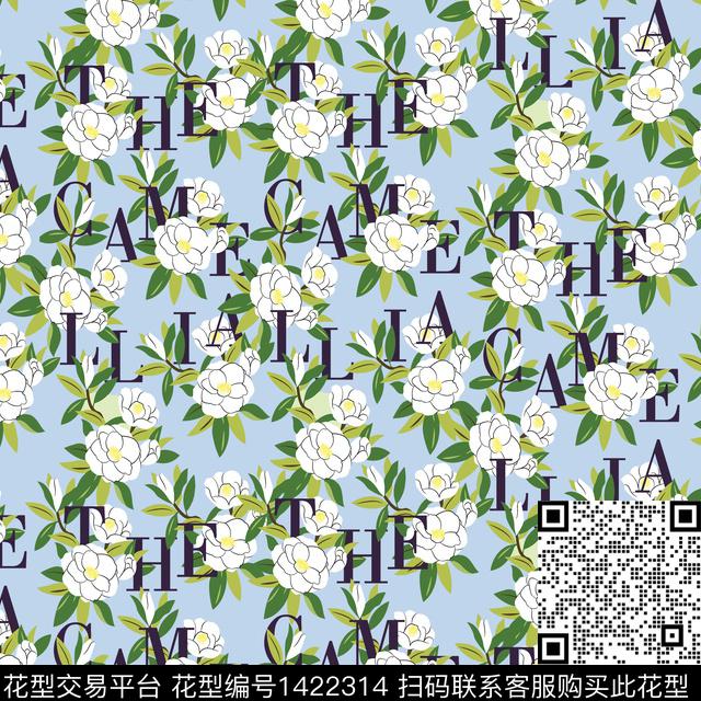 小清新小碎花日韩风数码印花华亿平台下载（图片编号: 1422314） - 瓦栏（Walan）
