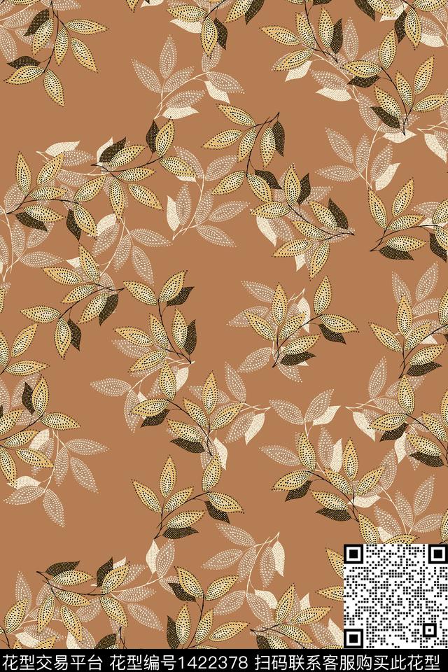纹理休闲真丝数码印花华亿平台下载（图片编号: 1422378） - 瓦栏（Walan）