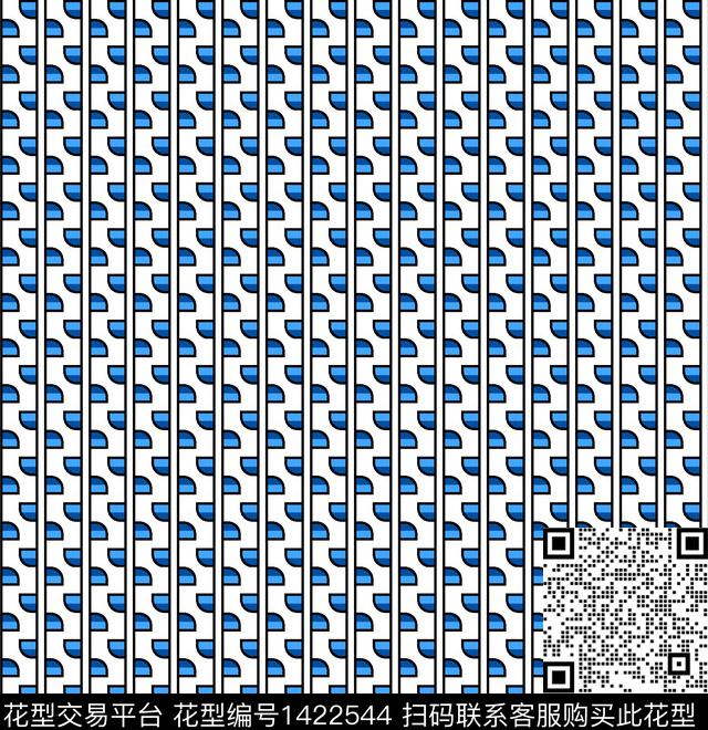 几何时尚抽象传统印花华亿平台下载（图片编号: 1422544） - 瓦栏（Walan）