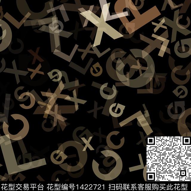 涂鸦几何定位文字数码印花华亿平台下载（图片编号: 1422721） - 瓦栏（Walan）