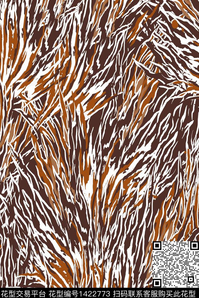 漩涡纹理动物纹数码印花华亿平台下载（图片编号: 1422773） - 瓦栏（Walan）